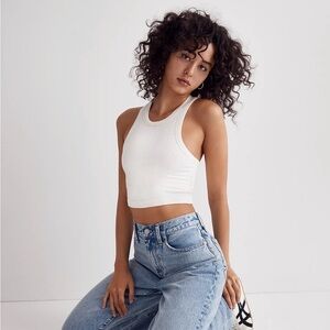 Madewell Variegated Rib Crop Tank